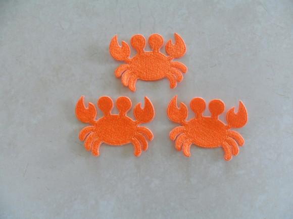 Patch Bordado Termocolante Caranguejo
