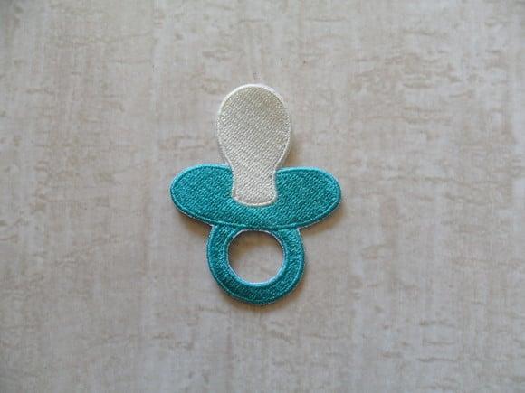 Patch Bordado Termocolante Chupeta