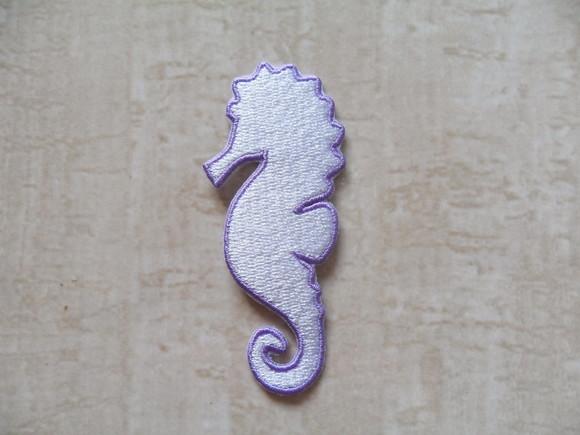 Patch Bordado Termocolante Cavalo Marinho