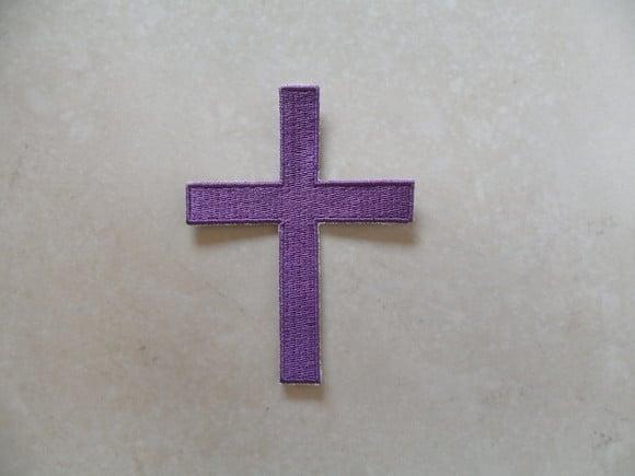 Patch Bordado Termocolante Cruz