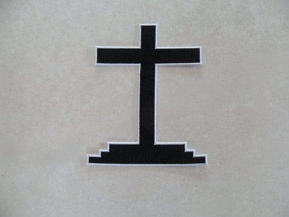 Patch Bordado Termocolante Cruz Maior