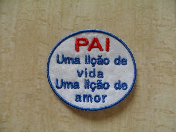 Patch Bordado Termocolante Dia dos Pais Vi