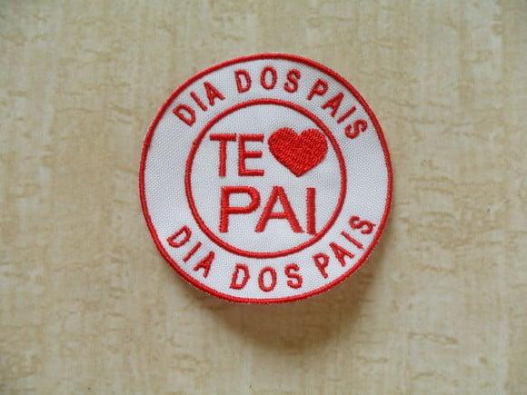 Patch Bordado Termocolante Dia dos Pais Ii