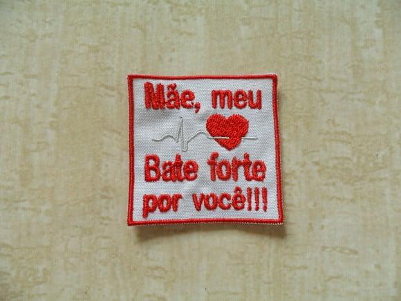 Patch Bordado Termocolante Dia das Mães V