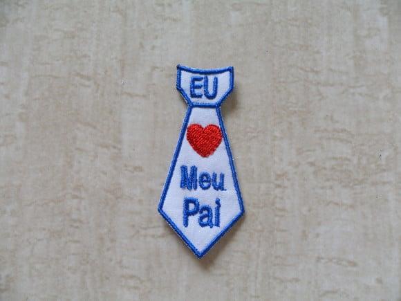 Patch Bordado Termocolante Dia dos Pais Xv