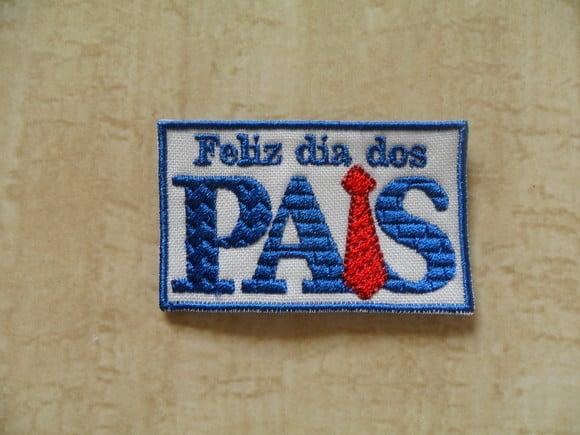 Patch Bordado Termocolante Dia dos Pais Xii