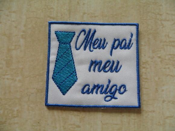 Patch Bordado Termocolante Dia dos Pais Xvi