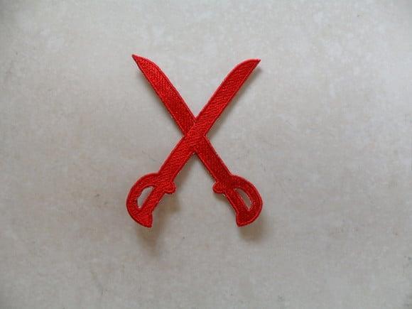 Patch Bordado Termocolante Espadas