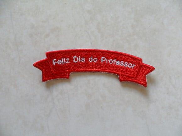 Patch Bordado Termocolante Flâmula Professor