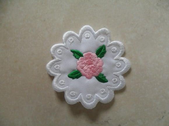 Patch Bordado Termocolante Flor 8