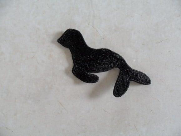 Patch Bordado Termocolante Foca