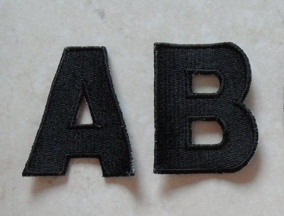 Patch Bordado Termocolante Kit Letras