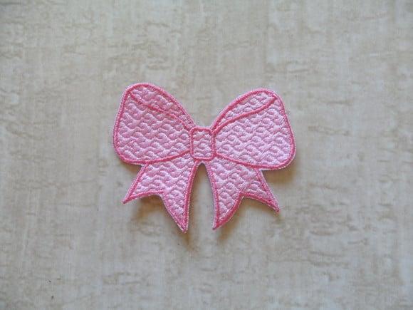 Patch Bordado Termocolante Laço