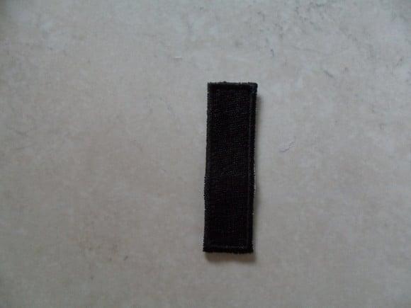Patch Bordado Termocolante Letra I