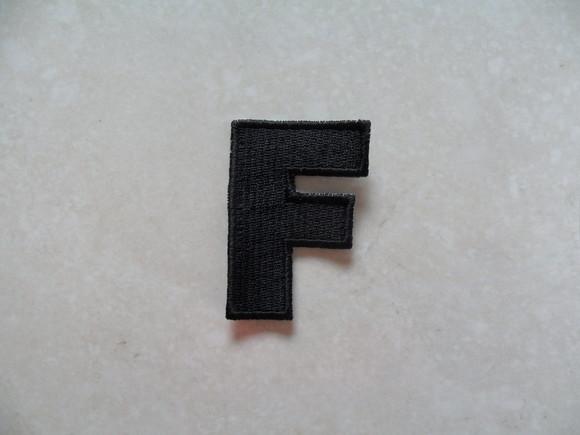Patch Bordado Termocolante Letra F