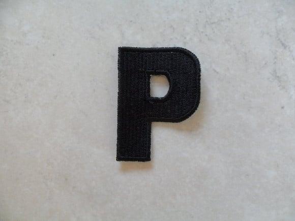 Patch Bordado Termocolante Letra P