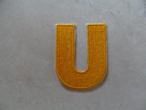 Patch Bordado Termocolante Letra U