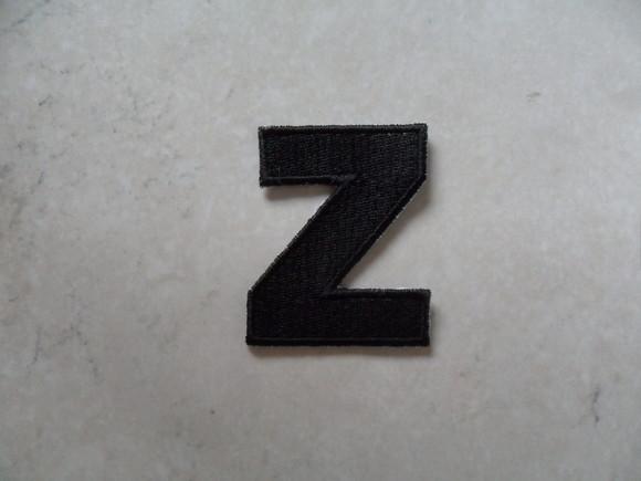 Patch Bordado Termocolante Letra Z