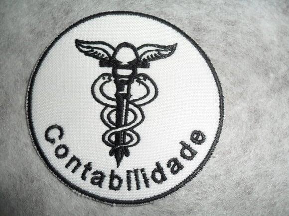 Patch Bordado Termocolante Logo Contabilidade