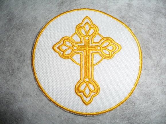 Patch Bordado Termocolante Logo Cruz