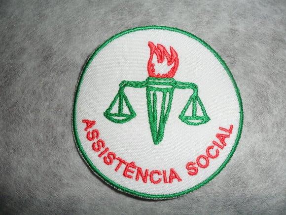 Patch Bordado Termocolante Logo Assistência Social