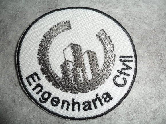 Patch Bordado Termocolante Logo Engenharia Civil