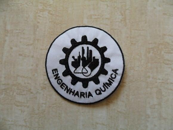 Patch Bordado Termocolante Logo Engenharia Química