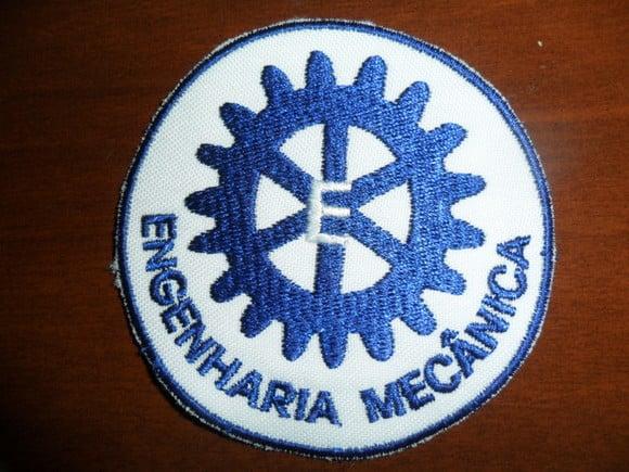 Patch Bordado Termocolante Logo Engenharia Mecânica