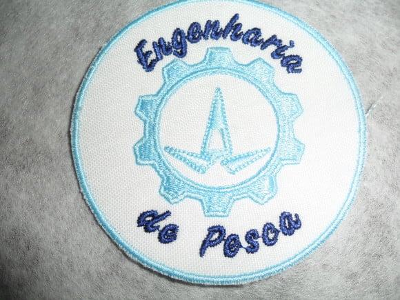 Patch Bordado Termocolante Logo Engenharia de Pesca