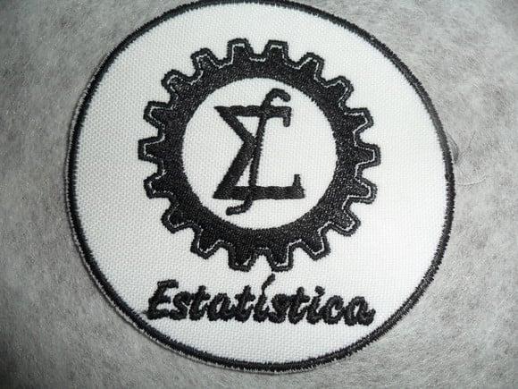 Patch Bordado Termocolante Logo Estatística