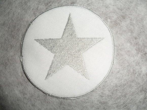 Patch Bordado Termocolante Logo Estrela