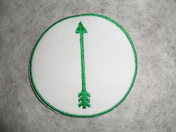 Patch Bordado Termocolante Logo Flecha