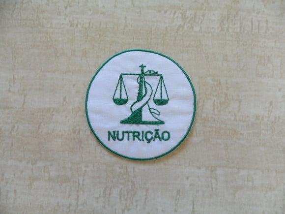 Patch Bordado Termocolante Logo Nutrição