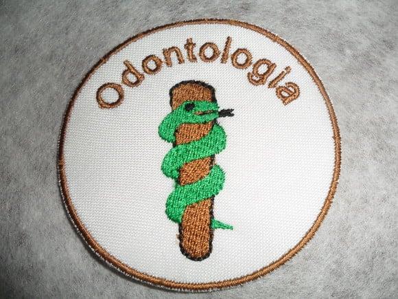 Patch Bordado Termocolante Logo Odontologia