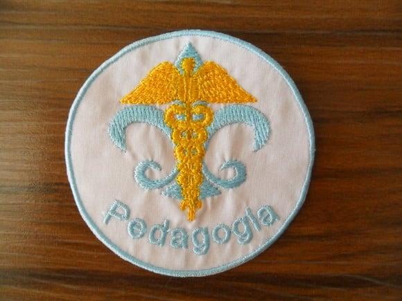 Patch Bordado Termocolante Logo Pedagogia II