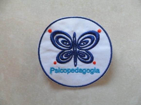 Patch Bordado Termocolante Logo Psicopedagogia