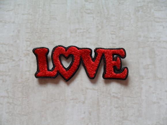 Patch Bordado Termocolante Love