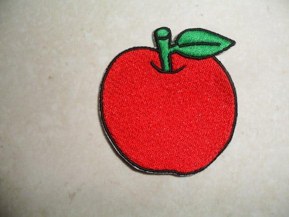 Patch Bordado Termocolante Maçã