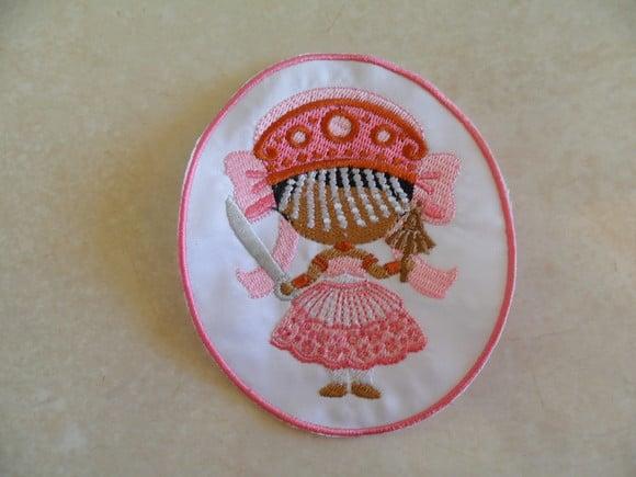 Patch Bordado Termocolante Orixá Ewá De Franja