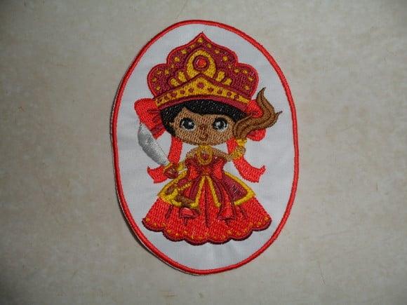 Patch Bordado Termocolante Orixá Iansã II