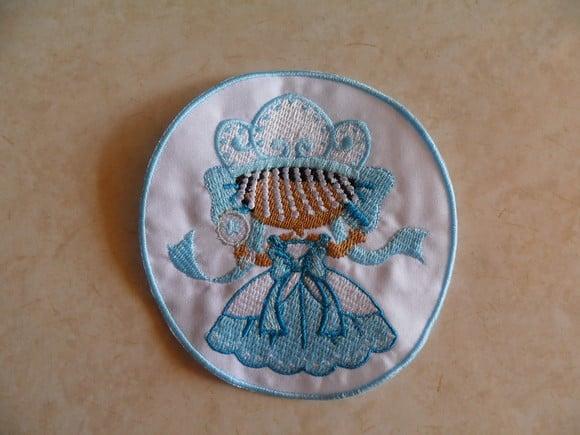 Patch Bordado Termocolante Orixá Iemanjá De Franja