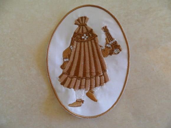 Patch Bordado Termocolante Orixá Obaluaê/Omolu