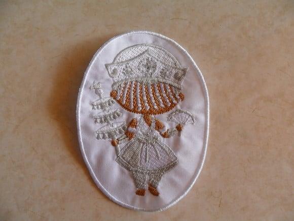 Patch Bordado Termocolante Orixá Oxalá De Franja