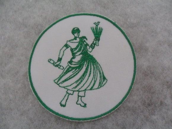 Patch Bordado Termocolante Orixá Ossain
