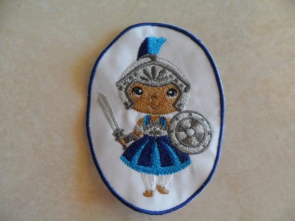 Patch Bordado Termocolante Orixá Ogum II