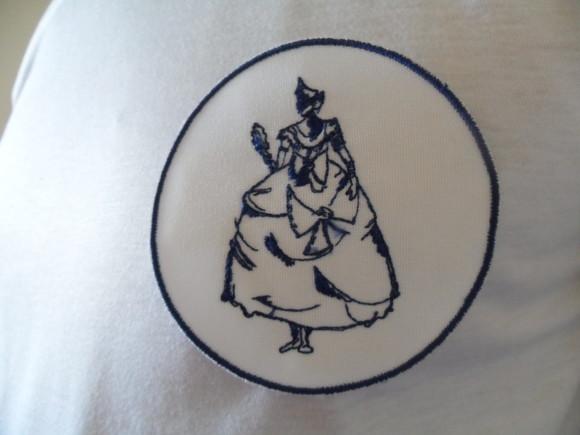 Patch Bordado Termocolante Orixá Oxum