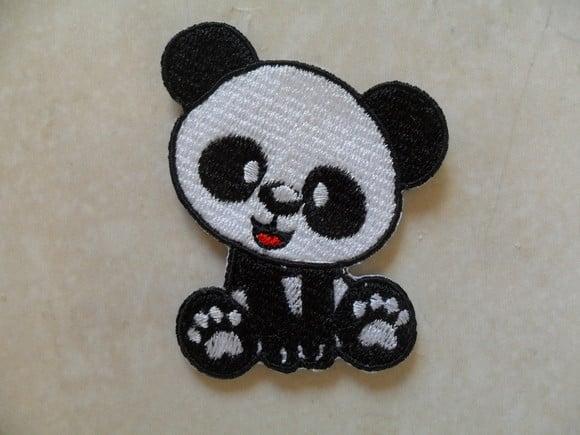 Patch Bordado Termocolante Panda