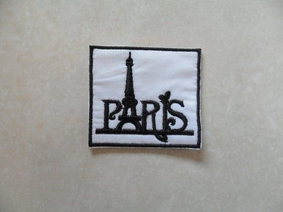 Patch Bordado Termocolante Paris