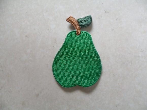 Patch Bordado Termocolante Pêra