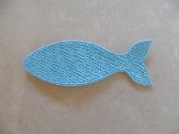Patch Bordado Termocolante Peixe